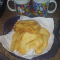 El cooksnap de Malvina Esterovich cuando hizo Tortas fritas con royal.