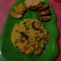 Bindi Dey's cooksnap of when they made #সবজি দিয়ে গোবিন্দভোগ চালের খিচুড়ি (Gobindobhog chaler khichuri recipe in Bengali).