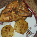El cooksnap de Nayari LG. cuando hizo Pollo al horno con patatas.