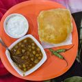 manya का कुकस्नैप जब उन्होंने छोले भटूरे (chole bhature recipe in Hindi) बनाया था।