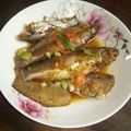 Cooksnap của Vũ Nguyễn khi họ làm theo món Cá nhỏ kho tiêu (cá bống, cá rô, cá cơm..)