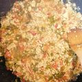 El cooksnap de Aroa cuando hizo Arroz con pollo y especias.