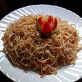 sandhya Dutta 's cooksnap of when they made এগ চাউমিন (egg chow mein recipe in Bengali).