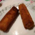 El cooksnap de Nuria Sanchez Carrion cuando hizo Flamenquines de salchicha.