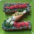 Cooksnap dari Kiki kusuma Wardani untuk resep Letter cake, versi Simple