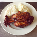 El cooksnap de Irais cuando hizo Chamorro de cerdo adobado.