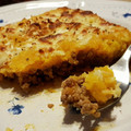 El cooksnap de Montse Casellas - Trasteamos en mi Cocina? cuando hizo Pastel de carne de pavo y pollo con puré de calabaza.