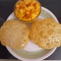 Jayshree Doshi's cooksnap of when they made છોલે પૂરી (Chhole Puri Recipe In Gujarati).