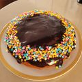 El cooksnap de victoria soledad cuando hizo Baño de chocolate cremoso para tortas.