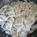 El cooksnap de Gabi cuando hizo Salsa rápida para acompañar, pasta rellenas.