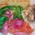 El cooksnap de Amparo&Ari cuando hizo Sardinas, con papas, morrón y cebolla encurtidos.