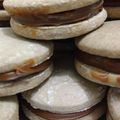 El cooksnap de Flory Tames cuando hizo Alfajores de algarroba.