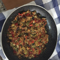 El cooksnap de david cuando hizo Pisto manchego con huevo frito.