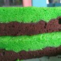 Cooksnap dari puput16 untuk resep Brownies Pandan Kukus (ala Aman*a) #PR_BrowniesDCC