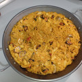 El cooksnap de David Aguado Torres cuando hizo Fideuá Rossejat de marisco con un toque de horno.