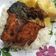 El cooksnap de Evelyn Antuanet cuando hizo Pescado frito con ensalada y arroz.