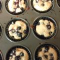 Yoggi's cooksnap of when they made Blueberry muffins.