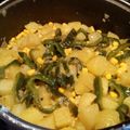 El cooksnap de laura_erikam cuando hizo Papas con poblano.