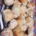 El cooksnap de Silvina Tullio cuando hizo Pan Saborizado (cebolla, jamón y queso).