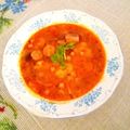 Zsuzsanna Zwolenszky Cooksnap-ja, amikor elkészítette a(z) Csicseriborsó leves, füstölt tarjával, rízslisztes galuskàval receptet.