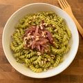 Cooksnap de Au Rèl sur la recette Spaghetti au pesto de Komatsuna (moutarde épinard)