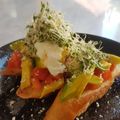 Cindy C.R.'s cooksnap of when they made Fresh Tomato Bruschetta.