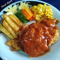 Cooksnap dari Rika Erviana untuk resep Chicken Steak Crispy #BandungRecook2_IneSetiawati