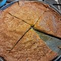 El cooksnap de Marilina Gonzalez cuando hizo Fainá de queso y panceta.