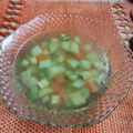 El cooksnap de Areli Pacheco cuando hizo Caldo de verduras.