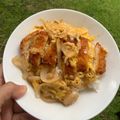 Cooksnap dari sandra amalia untuk resep Chicken Katsu Don (Donburi ala Jepang)
