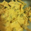 El cooksnap de Noemy cuando hizo Papas fritas con cheddar y cebollita de verdeo.