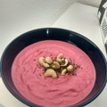 El cooksnap de Miguel Angel cuando hizo Hummus de remolacha y anacardos con cilantro y lima ¡Buenísimo!.