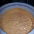 Vince's cooksnap of when they made Crockpot buffalo chicken dip.