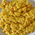 El cooksnap de Andrea Argüello Gaitán cuando hizo Risotto con pollo (arroz amarillo).
