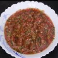Aditi Hathi Mankad's cooksnap of when they made ટોમેટો ઓનીયન ચટણી (Tomato Onion Chutney Recipe In Gujarati).