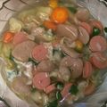 Cooksnap dari Chichi Snj untuk resep Sayur Sop Ayam Bakso Sosis Simpel
