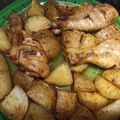 El cooksnap de edu cuando hizo Patatas Gajo-Cajún al microondas.