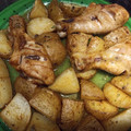 El cooksnap de edu cuando hizo Patatas Gajo-Cajún al microondas.