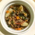 El cooksnap de Mapi Koscina cuando hizo Guiso de lentejas con verduras.