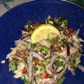 El cooksnap de Natalie González cuando hizo Ceviche de jurel 🐟🍋.