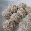 El cooksnap de Deby cuando hizo Trufas de avena, coco y maní.