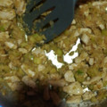 El cooksnap de Lydia Nunez Trenas cuando hizo Quinoa con pollo y calabacín.