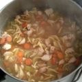 fadeddreams918's cooksnap of when they made Chicken noodle soup.