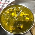 Pooja Singh's cooksnap of when they made Palak Paneer.