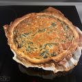 El cooksnap de moixonet cuando hizo Quiche de espinacas, ricota y champiñones.