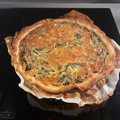 El cooksnap de moixonet cuando hizo Quiche de espinacas, ricota y champiñones.