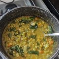 El cooksnap de TV O Higgins cuando hizo Guiso de arvejitas partidas.