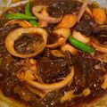 Cooksnap MocQue semasa beliau membuat Daging & Paru Masak Sambal Kicap (Mak Misah).