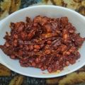 Cooksnap mizi semasa beliau membuat Sambal Tempe.