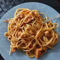 El cooksnap de juantxo cuando hizo Tallarines con pollo y salsa soja.